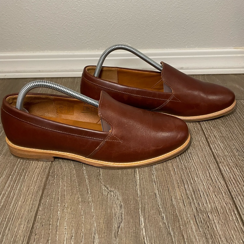 Patina By Portland Leather Company Women's Brown Loafers Size 10.5